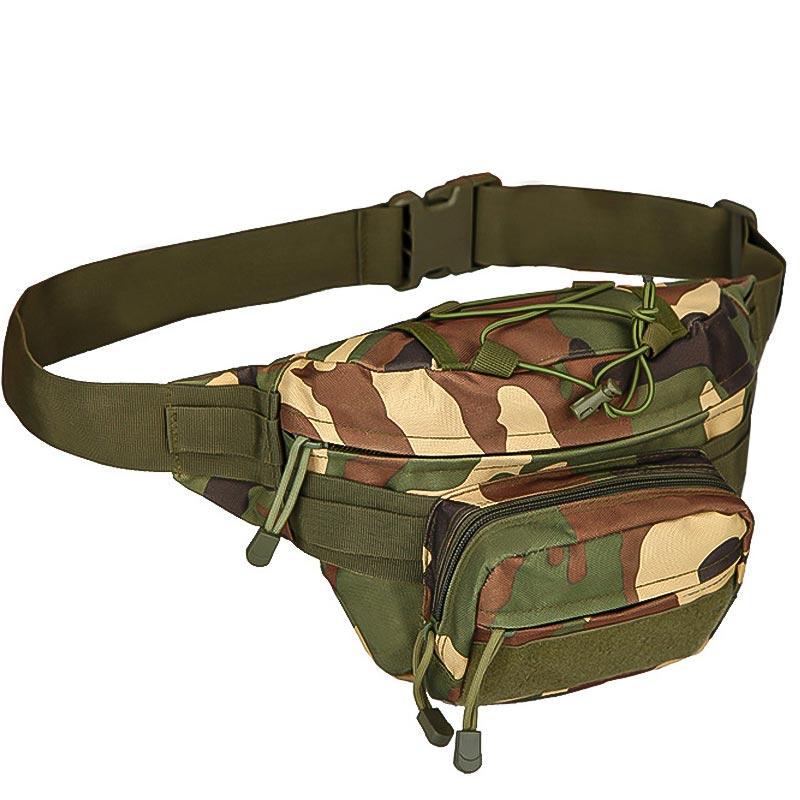 Сумка-бананка на пояс AOKALI Outdoor A29 Camouflage Green (1928385865)