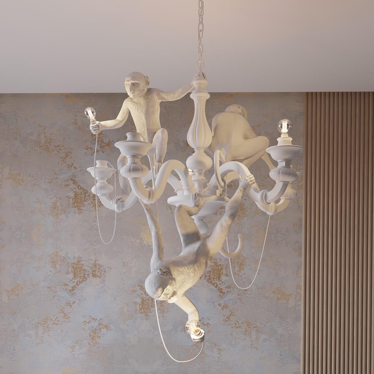 Люстра Mj-Light Monkey Party Wh (12034)