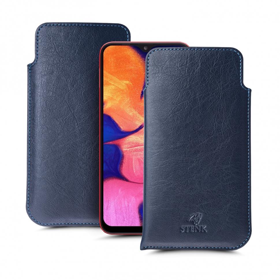 Футляр Stenk Elegance для Samsung Galaxy A10 Синий (65978)