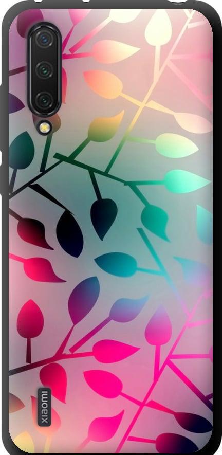 Чехол на Xiaomi Mi 9 Lite Листья (2235b-1834-42517)