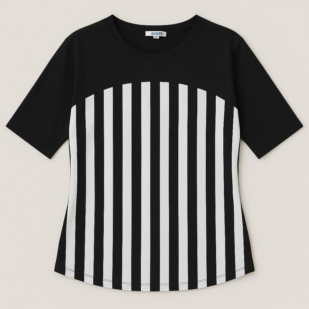 Топ PRIMARK 7755ПП смужки S Чорний (3331109413643)