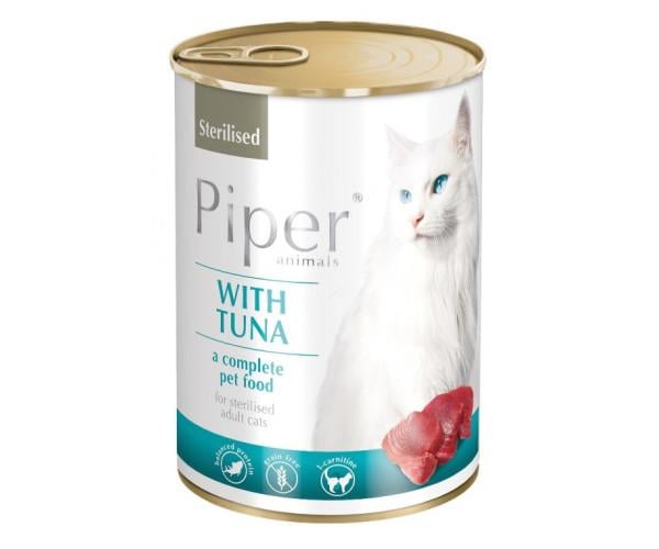 Консервы для котов стерилизованных Dolina Noteci PIPER с тунцом 400 г