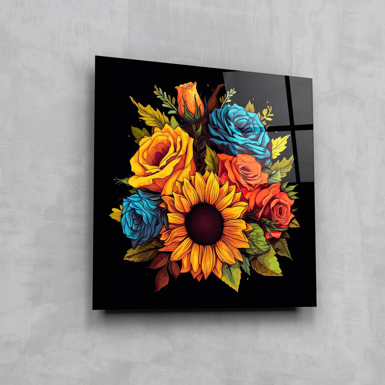 Картина на стекле NovellaPrint Цветочная симфония 70х70 см (499.2) - фото 2