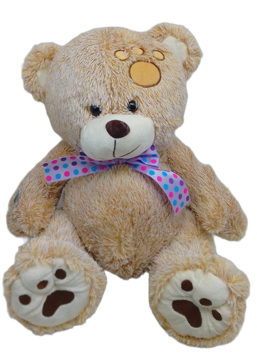 Мягкая музыкальная игрушка Мишка Баффи 40 см Бежевый (1-6-230509)