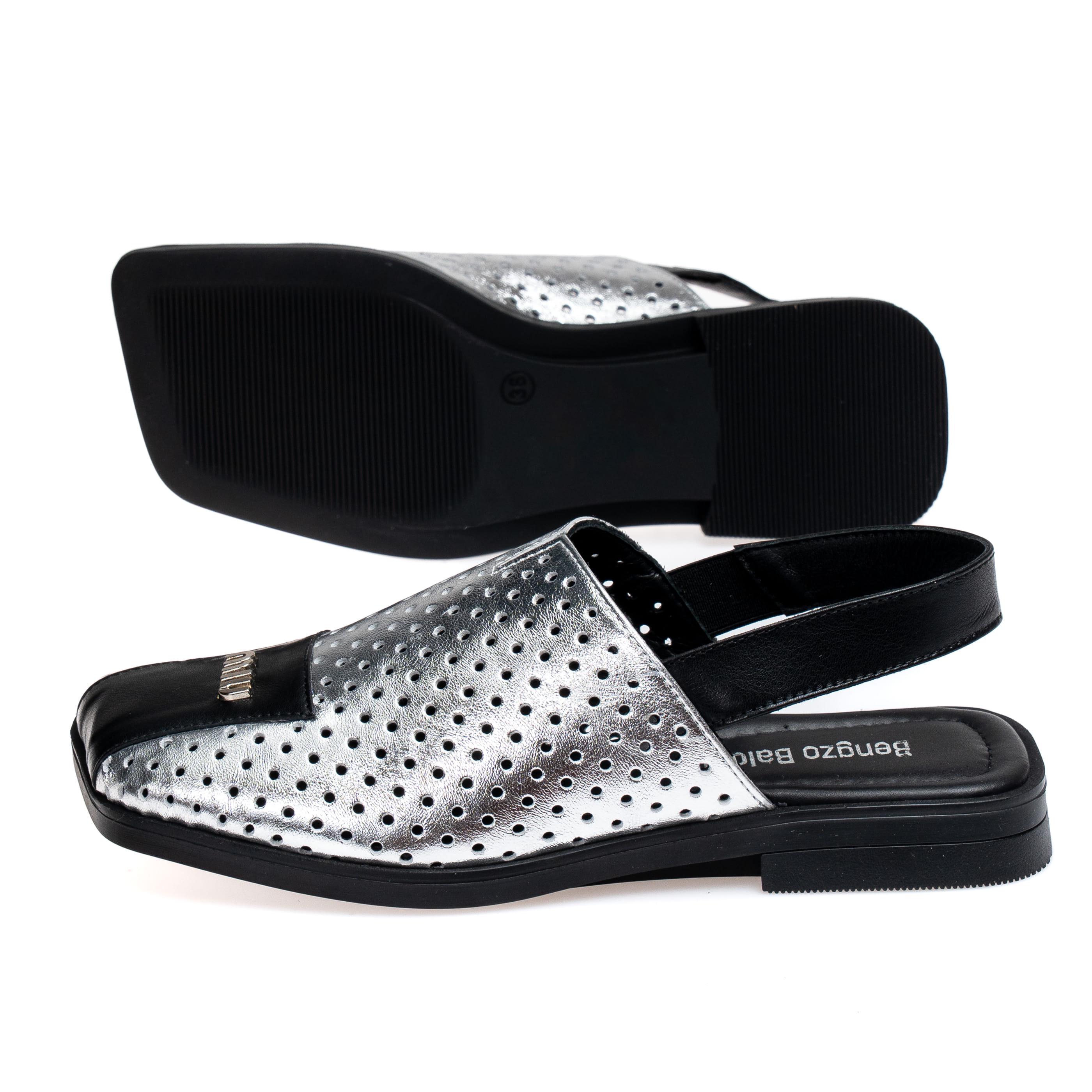 Босоножки Bengzo Baldini 01633 р. 37 Серебряный (104363930) - фото 2 Босоножки Bengzo Baldini 01633 р. 37 Серебряный (104363930) - фото 2