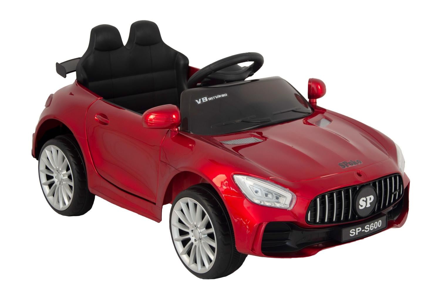 Електромобіль дитячий SPOKO SP-S600 акумуляторний з пультом 2 мотори EVA Червоний (147-76-42300218)