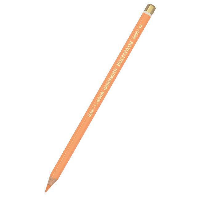 Карандаши художественные POLYCOLOR 12 шт. 3800/42 Хромовый оранжевый (8593539099901)