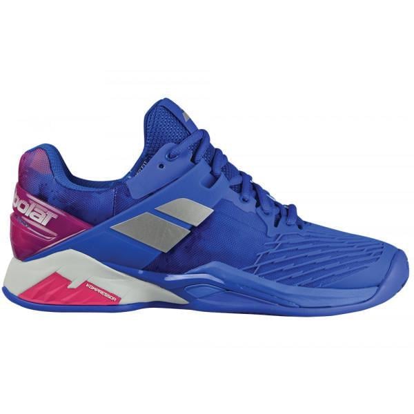 Кроссовки женские Babolat Propulse Fury clay women princess р. 36 Blue/Fandango pink (31S18554/4027 36)