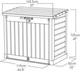 Ящик для зовнішнього зберігання KETER STORE-IT-OUT MAX (230438) - фото 4