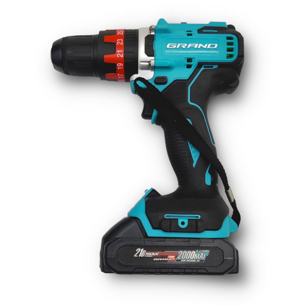 Шуруповерт акумуляторний Grand PRO ДА-21UBL/PRO (30170)