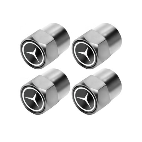 Защитные колпачки на ниппель Primo металлические с логотипом Mercedes Benz (1315778548)