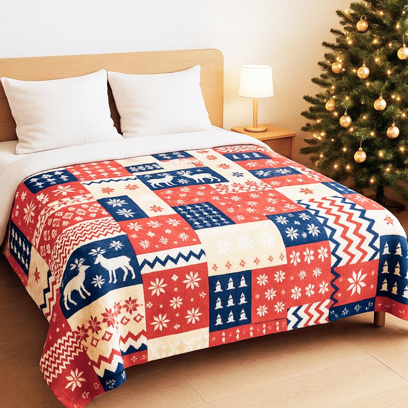 Плед флісовий Love You Нордична мозаїка 150x200 см (9114)