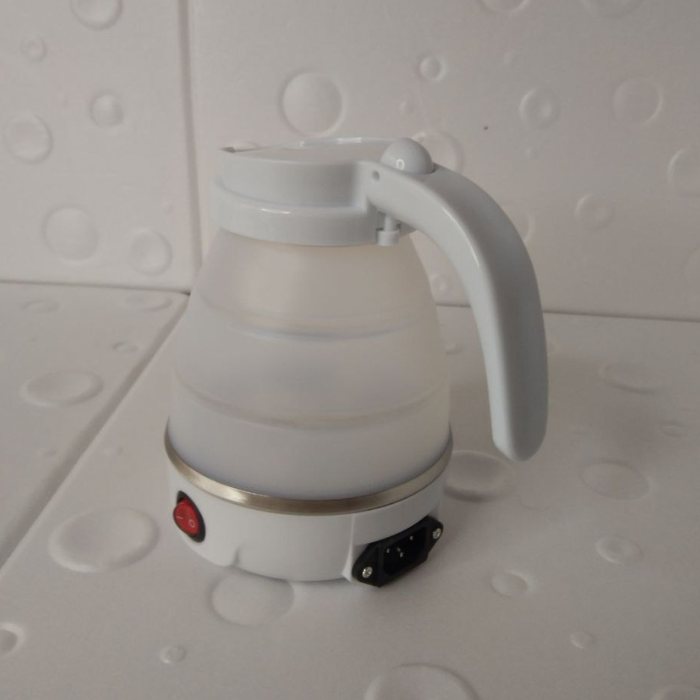 Електрочайник дорожній Electric Kettle KET-23 складний силіконовий Білий (17944340) - фото 9