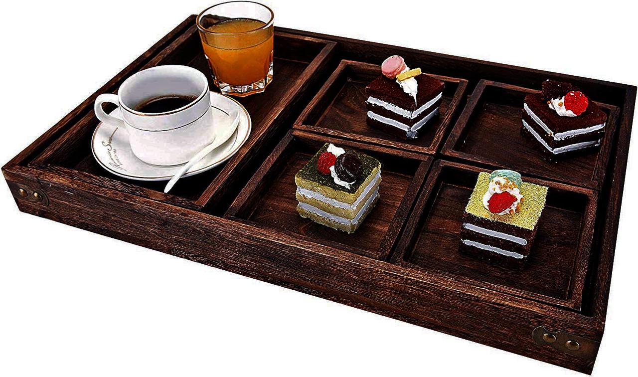 Поднос деревянный Лювен Капучино (ПДС-003209)