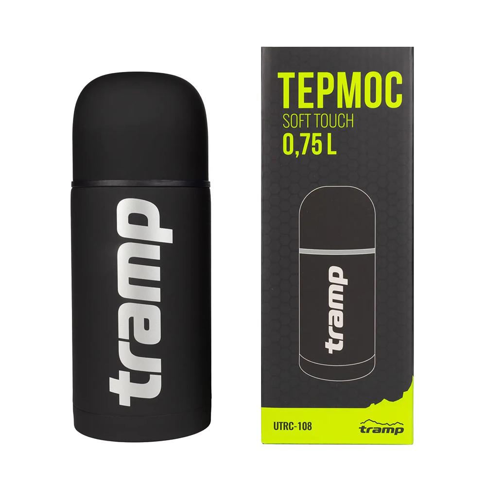 Термос Tramp Soft Touch 0,75 л Чорний (UTRC-108-black) - фото 3 Термос Tramp Soft Touch 0,75 л Чорний (UTRC-108-black) - фото 3