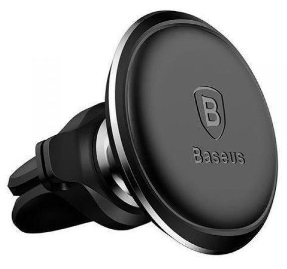 Держатель Baseus Magnetic Air Vent Car Mount Holder для телефона Black (SUGX-A01) - фото 2