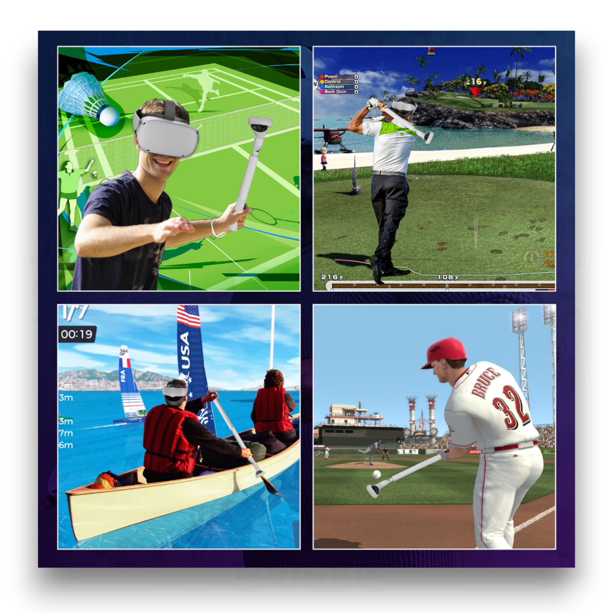 Удлинители для игр BeatSaber меч гольф и т. п. Meta Quest 2 (ACS-UFGBSFMQ2) - фото 5