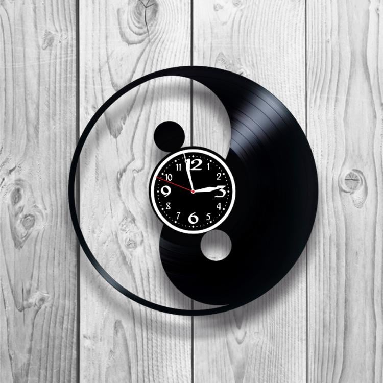 Часы настенные Китайский стиль 0151 из виниловой пластинки - фото 