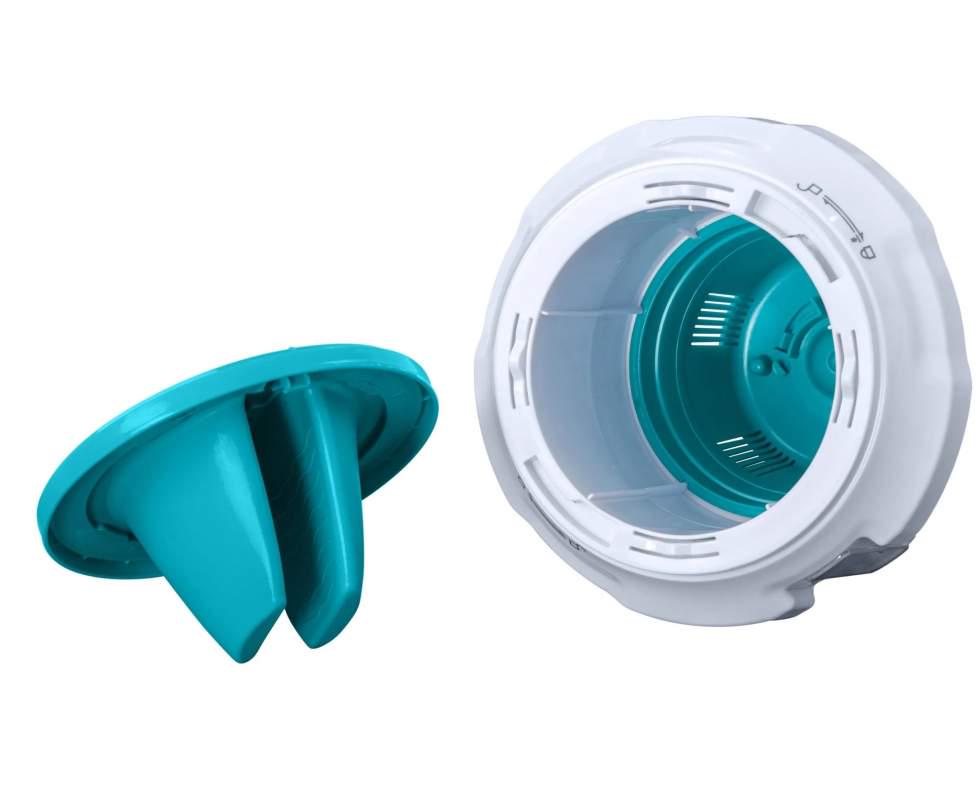 Дозатор для хімії BW 58701 для таблеток MAX із захисною рукавичкою з термометром Блакитно-білий (132-9-58701) - фото 2