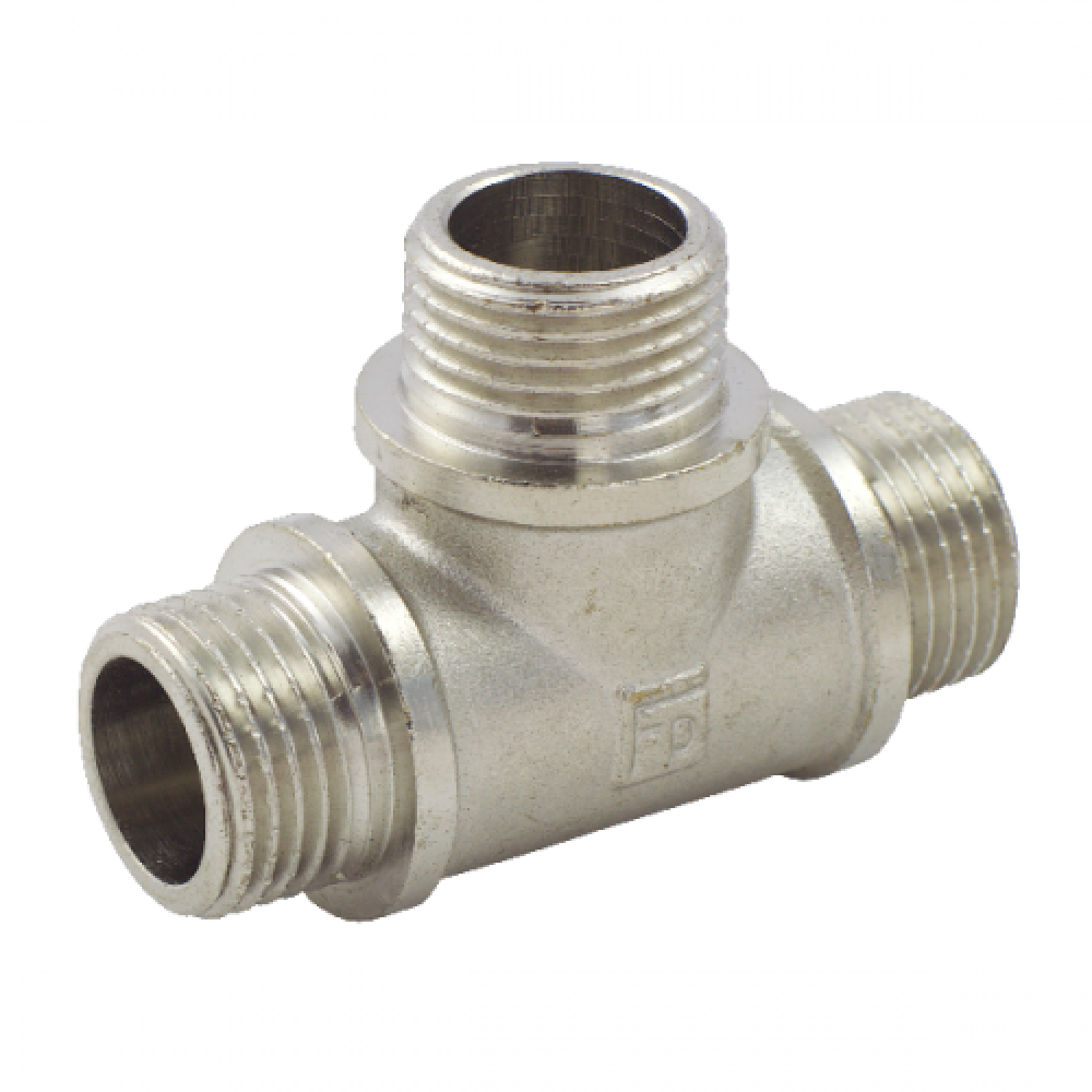 Тройник FADO S.r.l FITT ЗЗЗ 1/2" Никель (T41)