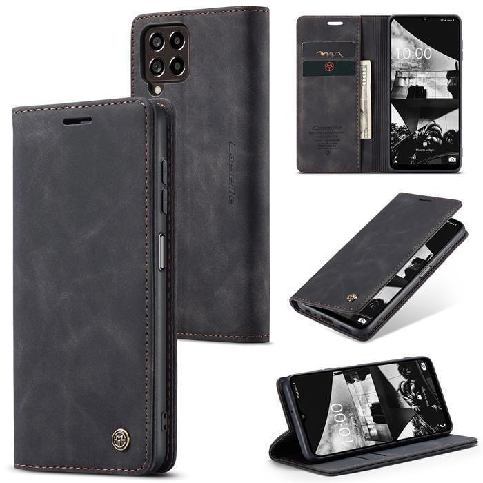 Чехол книжка с магнитом Samsung Galaxy M33 5G M336 CaseMe Black (29274-2B)