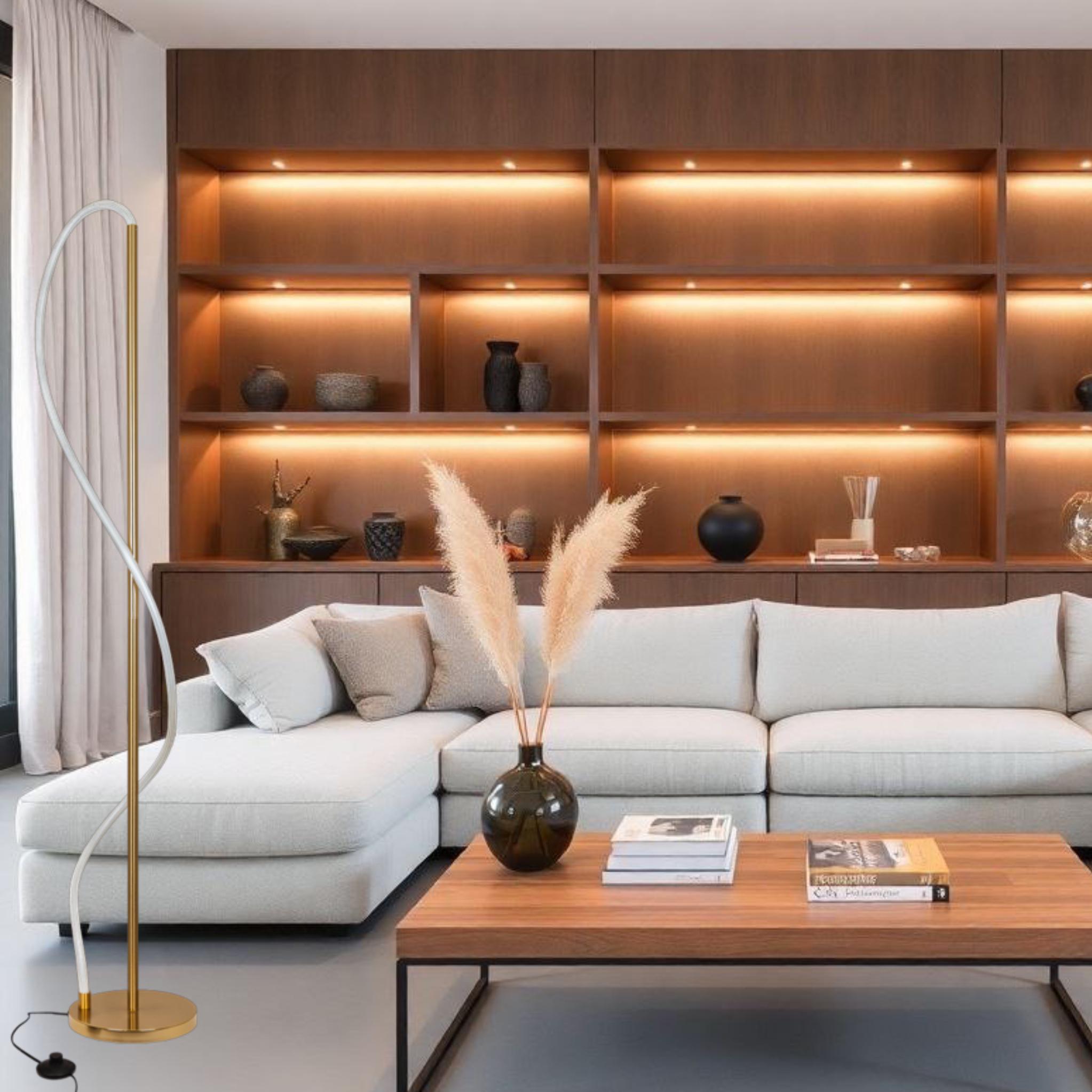 Торшер Арт-деко из гибкого каната 150 см Бронзовый (81-F3038 1500 AB) - фото 4 Торшер Арт-деко из гибкого каната 150 см Бронзовый (81-F3038 1500 AB) - фото 4