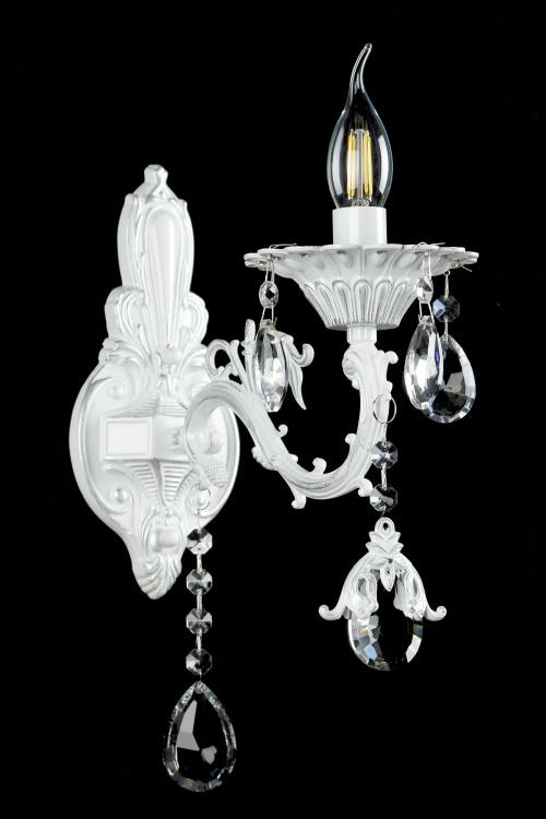 Бра свеча Ray B29450M/1W LWT+SL (IR005156)