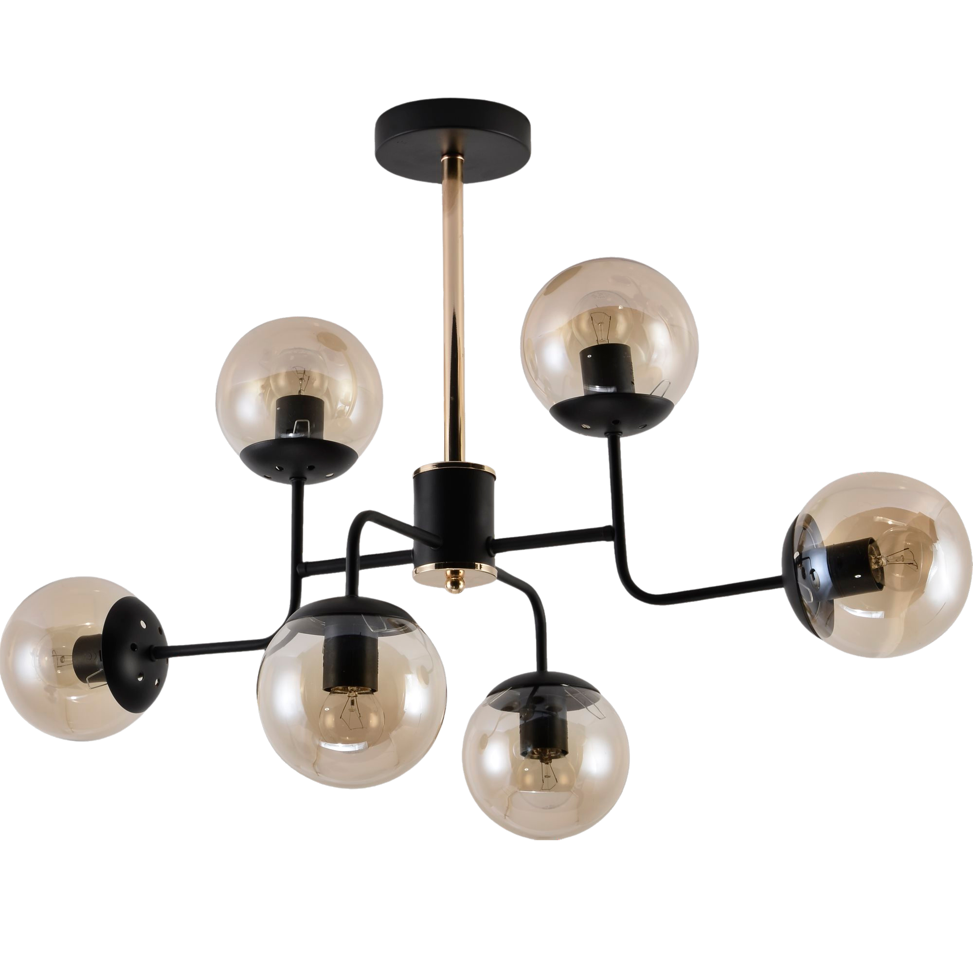 Люстра декоративная Valeso V XA1494/6 BK/FGD - фото 2 Люстра декоративная Valeso V XA1494/6 BK/FGD - фото 2