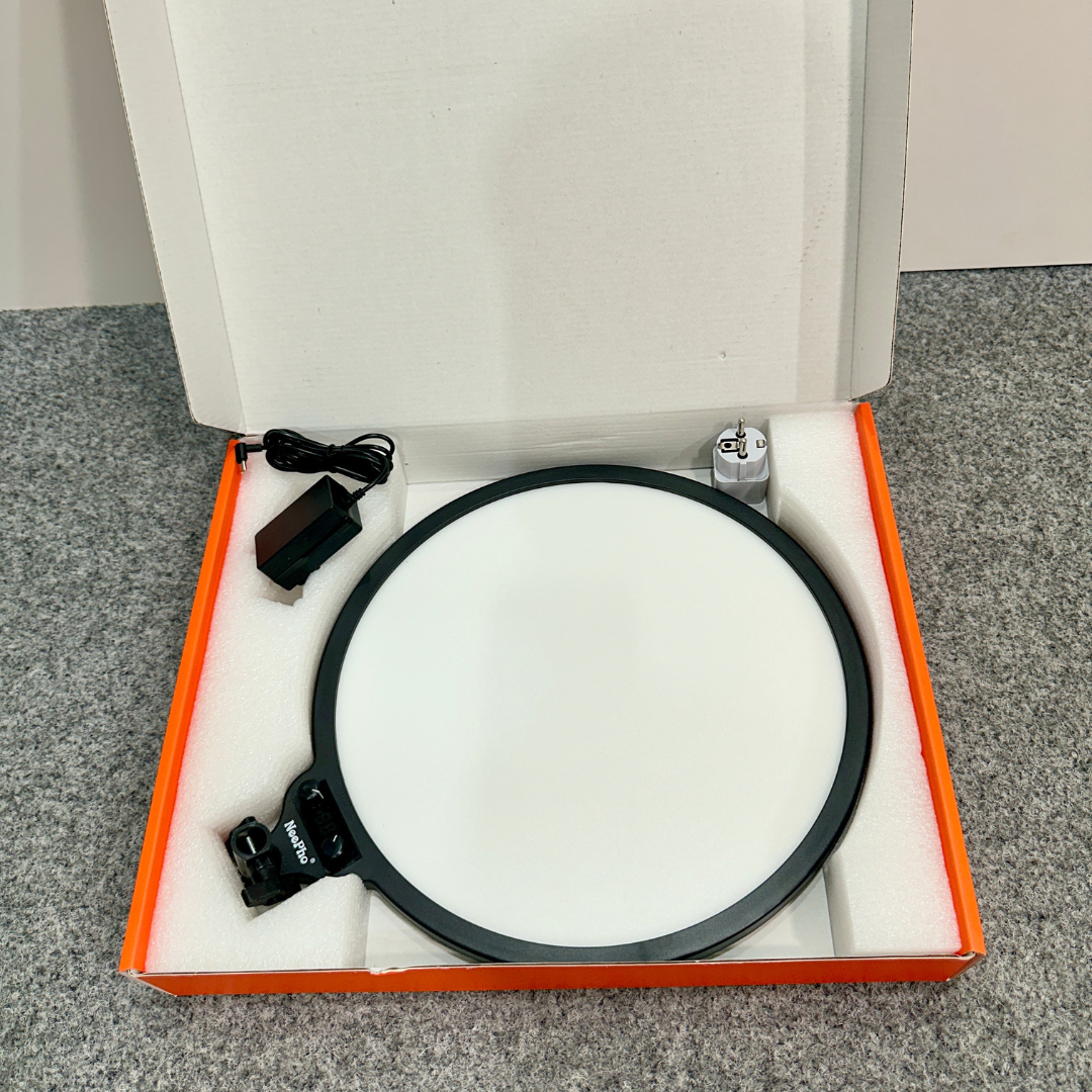 LED-лампа студийная NeePho постоянный свет с регулировкой температуры и яркости 36 см (NP-36) - фото 8