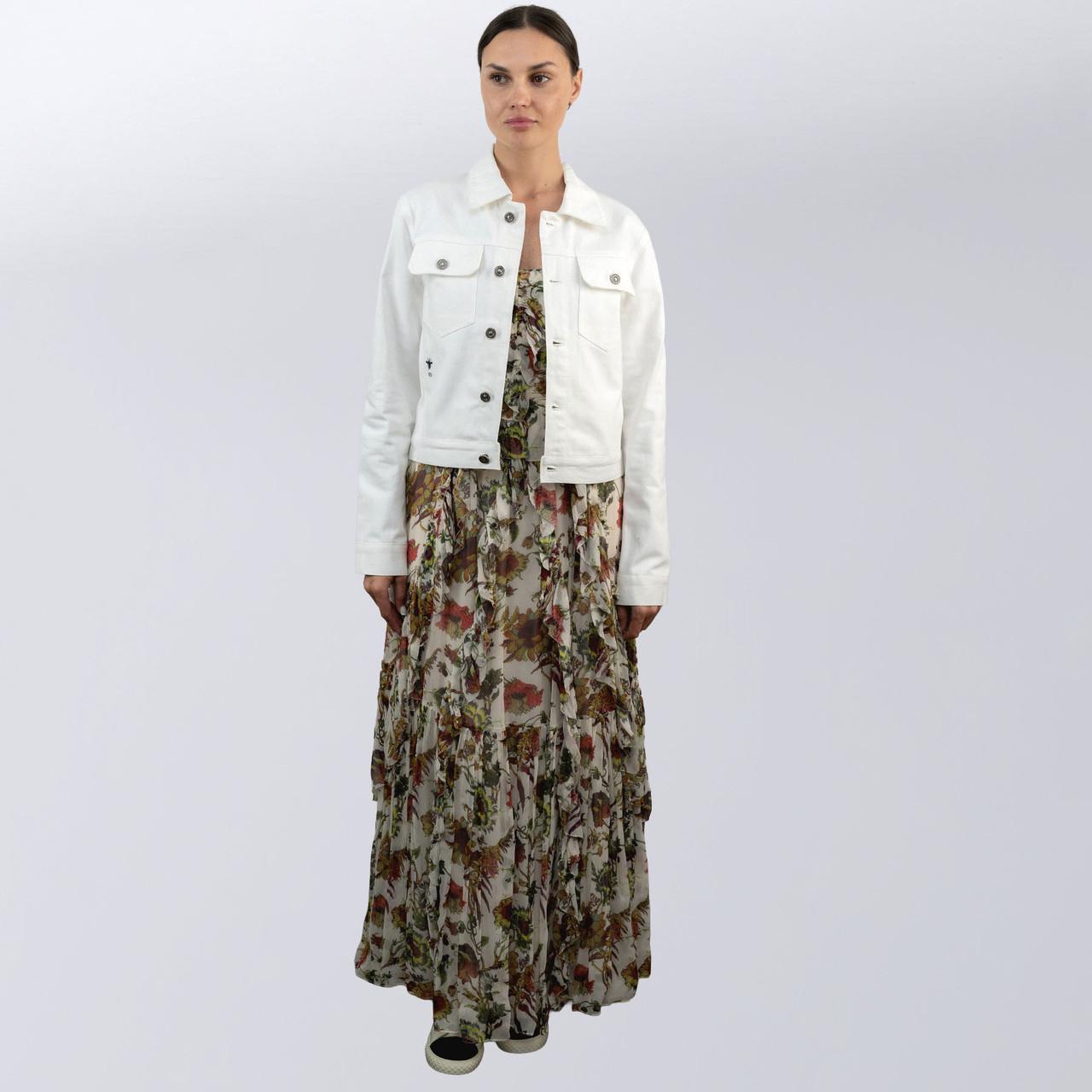 Куртка жіноча джинсова повсякденна Christian Dior S Білий (2588762944) - фото 5 Куртка жіноча джинсова повсякденна Christian Dior S Білий (2588762944) - фото 5