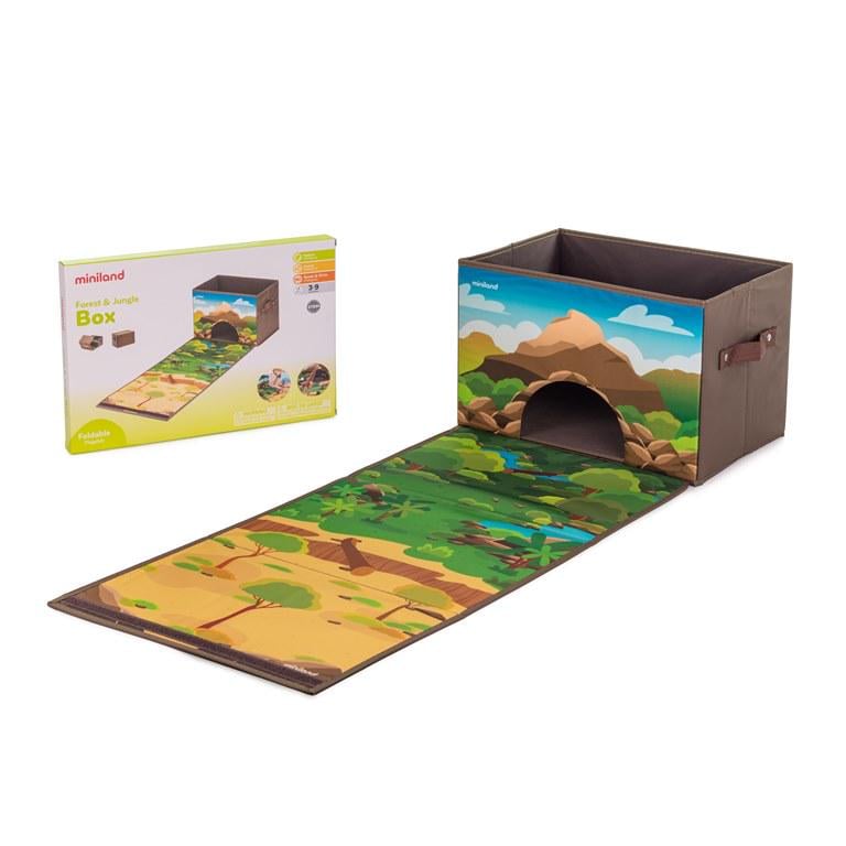 Игровой коврик-сумка Miniland Forest and Jungle Box (97098)