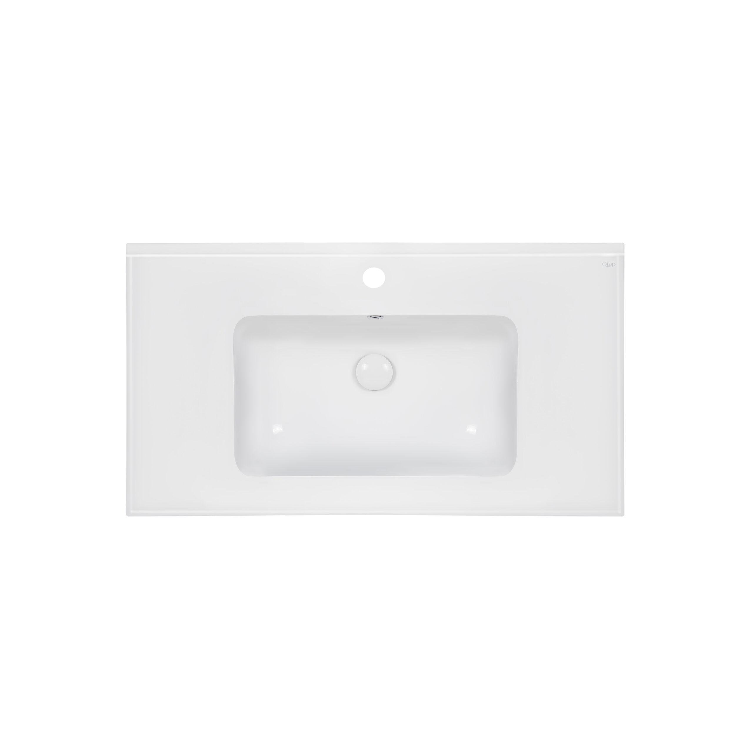 Раковина Q-tap Albatross E49 900х490х200 QT01119090E49W з донним клапаном White