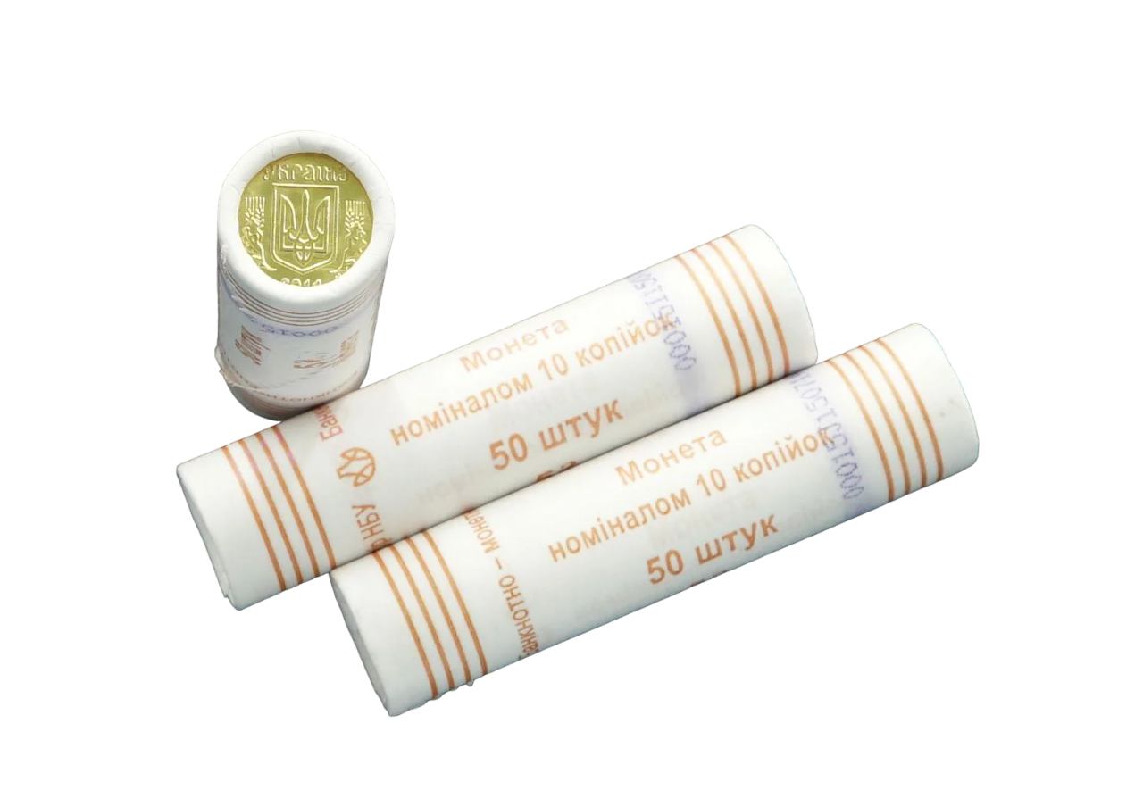 Коллекционная монета Украина 2014 10 копеек рол 50 шт. UNC