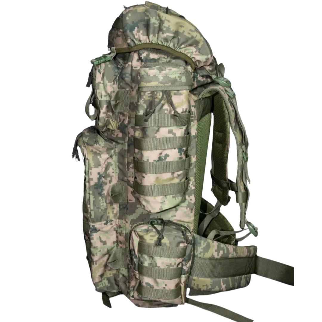 Рюкзак тактичний Kirasa KI951 Cordura 1000D MOLLE 70 L Pixel - фото 3 Рюкзак тактичний Kirasa KI951 Cordura 1000D MOLLE 70 L Pixel - фото 3