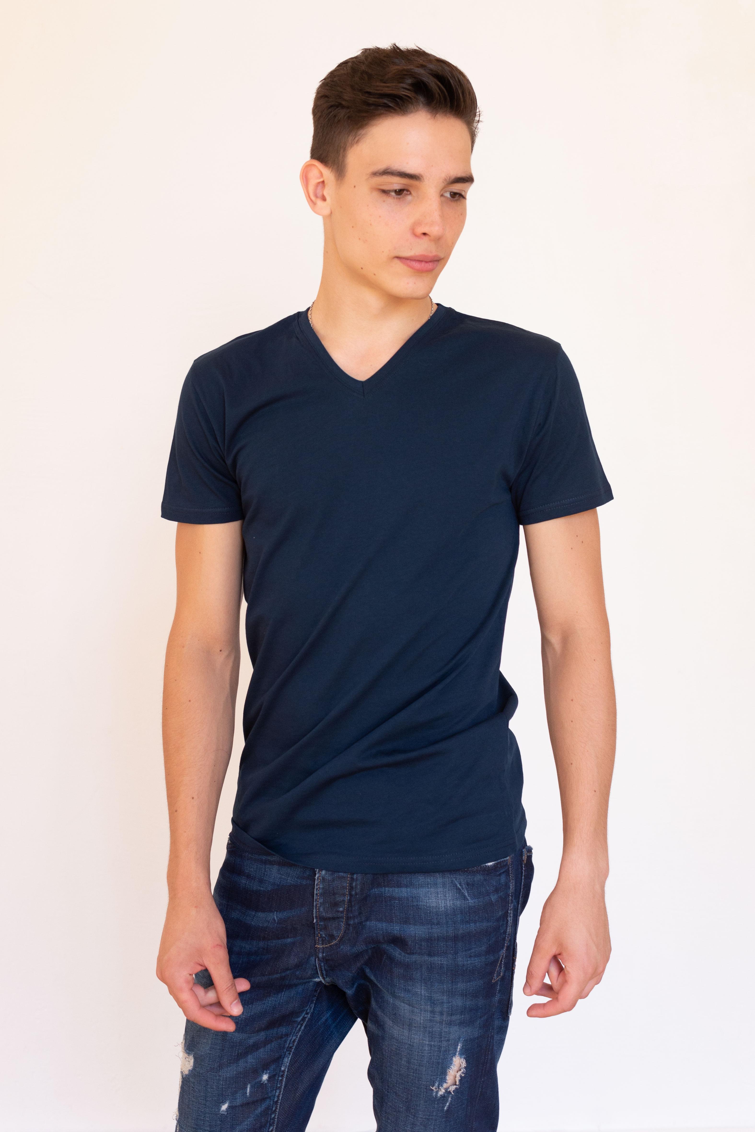 Футболка мужская Наталюкс XL Темно-синий (1213169402441)