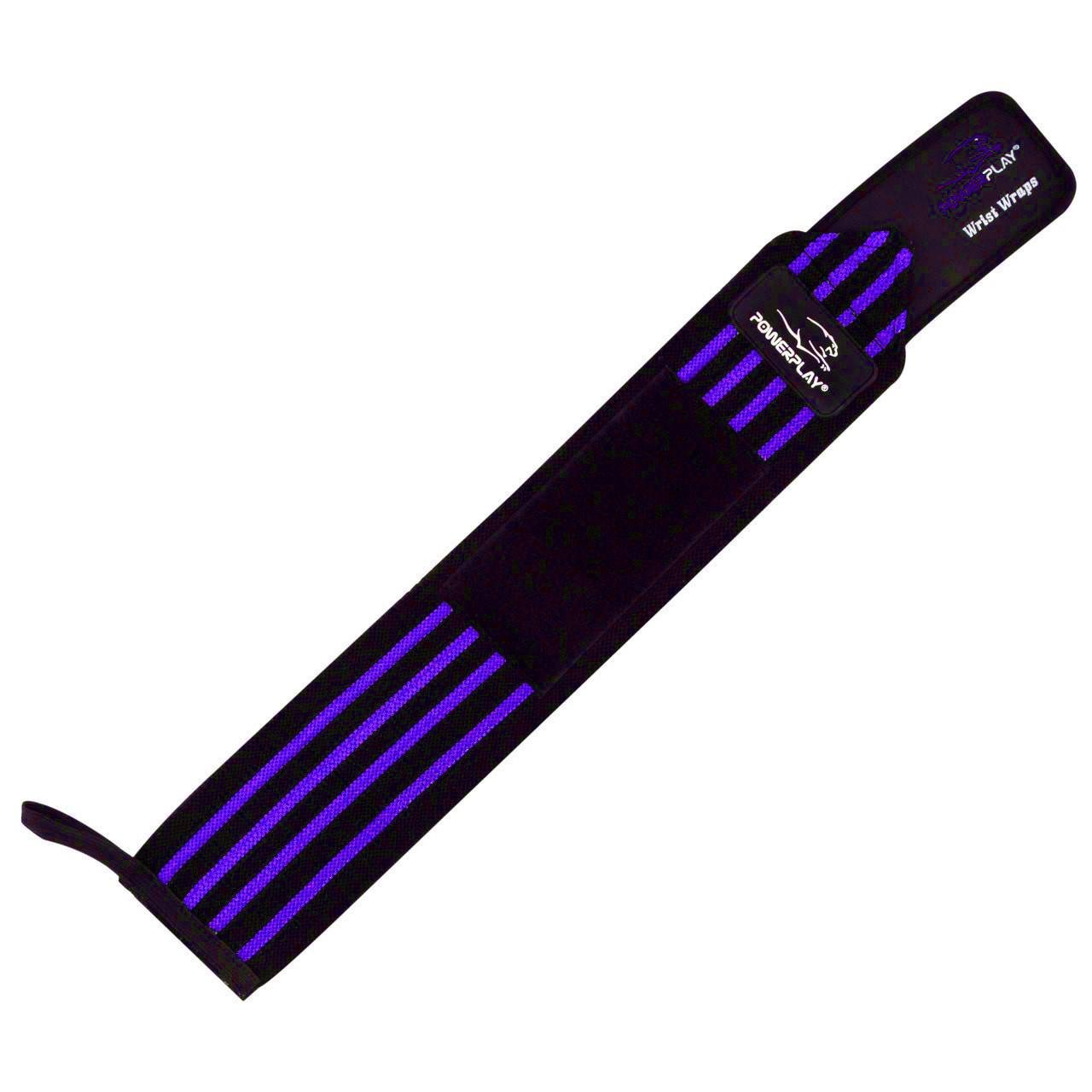 Бинти кистові PowerPlay 3081 Gym WristT Wraps Чорно-синій (A-013263) - фото 3 Бинти кистові PowerPlay 3081 Gym WristT Wraps Чорно-синій (A-013263) - фото 3