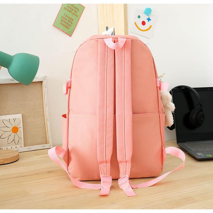 Шкільний рюкзак для дівчинки 5в1 Trendy сумка-шопер/пенал/бананка 5-11 класу Рожевий (1479165810) - фото 10 Шкільний рюкзак для дівчинки 5в1 Trendy сумка-шопер/пенал/бананка 5-11 класу Рожевий (1479165810) - фото 10