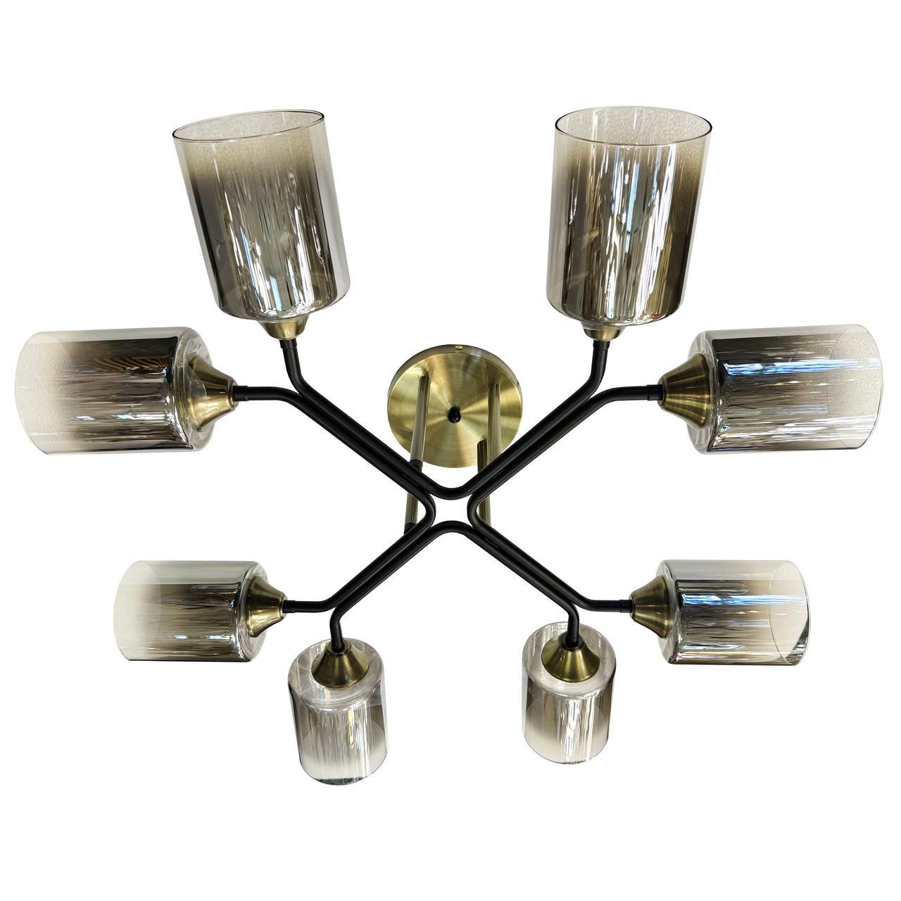 Люстра стельова NUMINA 5-33006/8 AB+BK (13485456) Люстра стельова NUMINA 5-33006/8 AB+BK (13485456)