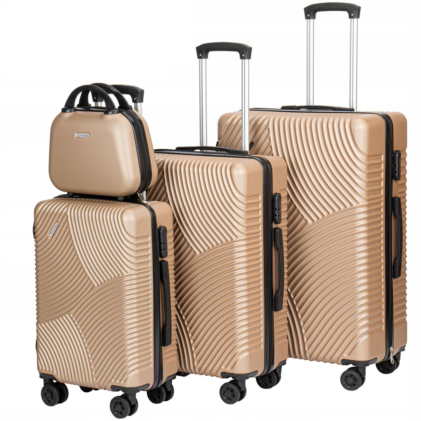 Набор дорожних чемоданов на колесах 4в1 Voyano Azores (065596MG)