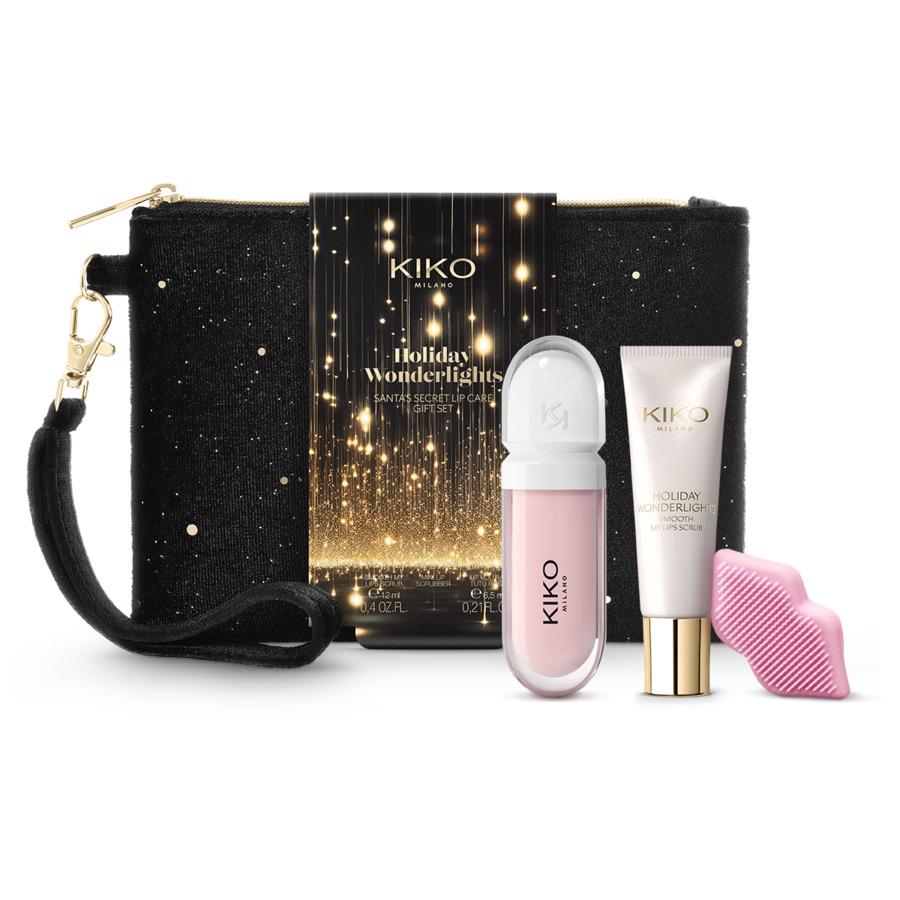 Подарунковий набір косметики Kiko Milano Holiday Wonderlights Santa’s Secret Lip Care Gift (03529)