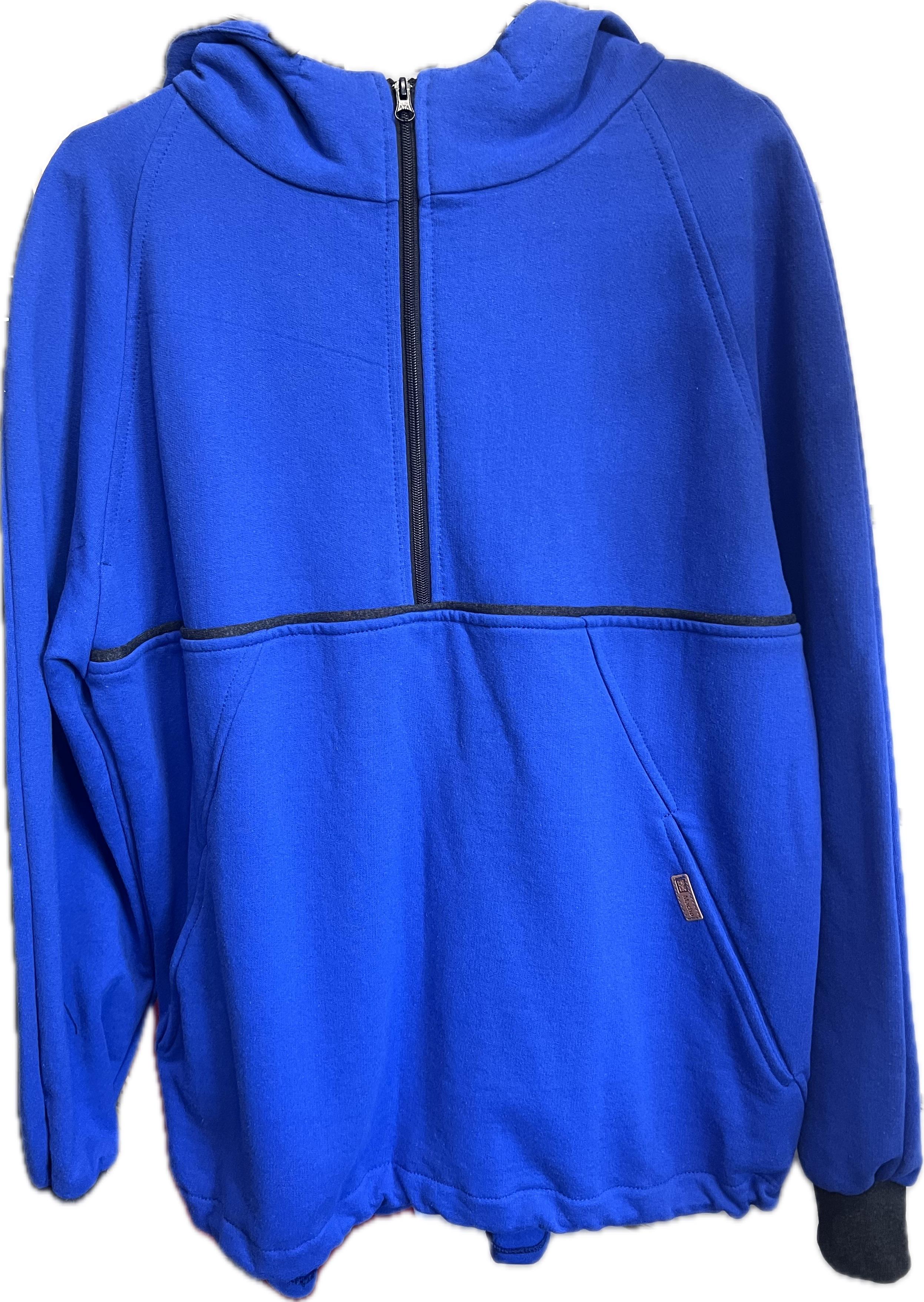 Худі унісекс футер з начосом р. 52/54 Синій (24980602) - фото 1 Худі унісекс футер з начосом р. 52/54 Синій (24980602) - фото 1