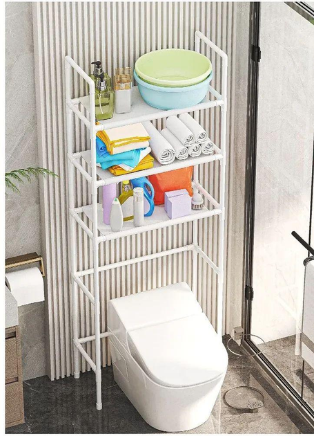 Полиця-поверхівка для унітазу Білий (29841248) Полиця-поверхівка для унітазу Білий (29841248)