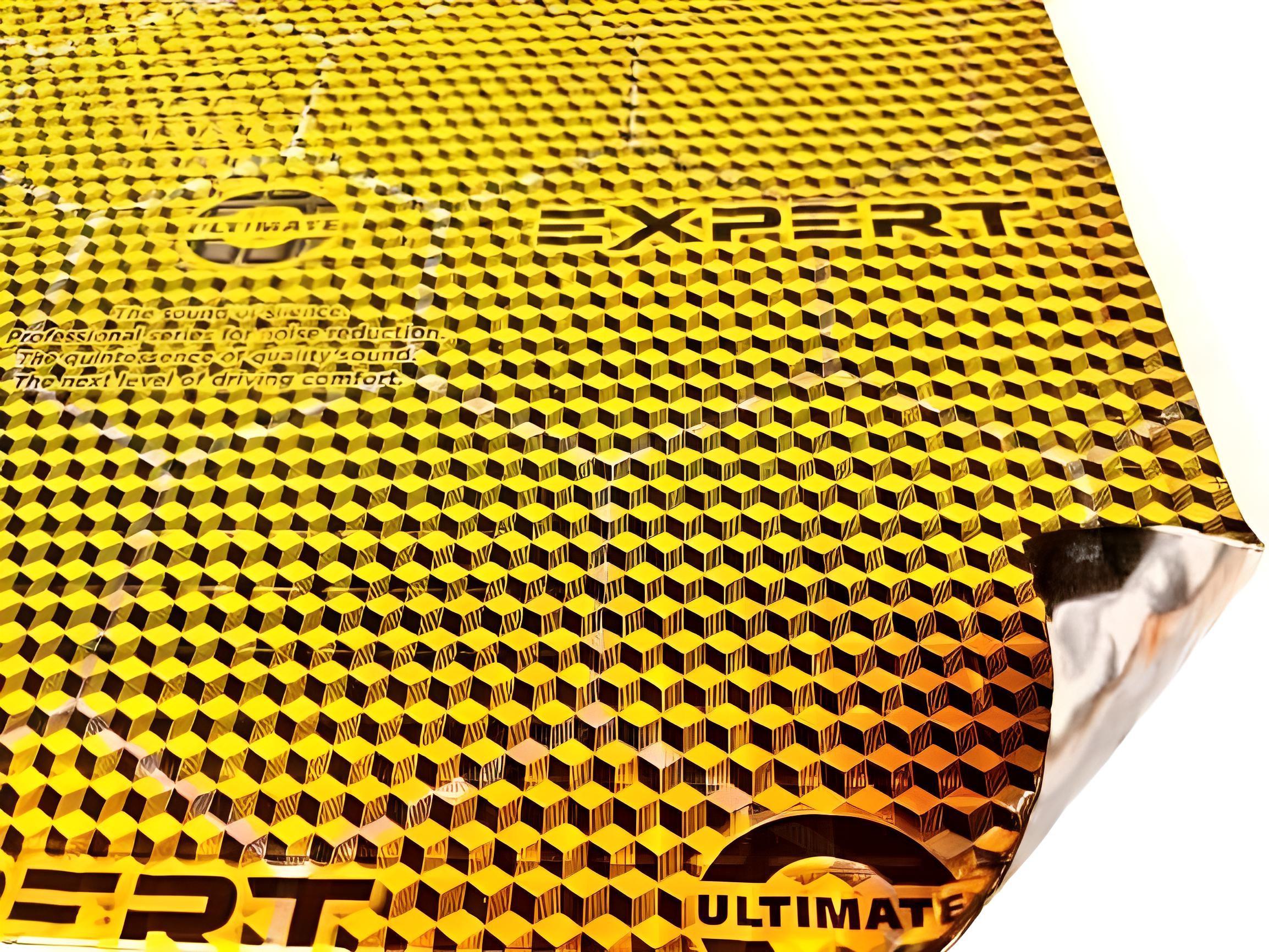 Вибропоглощающий лист Ultimate EXPERT RED GOLD 4 мм 50х35 см Ultimate (153683)