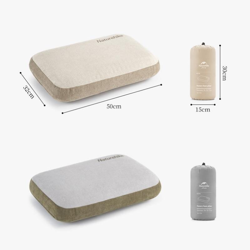 Подушка Naturehike Memory Foam Square Pillow NH22ZT002 Grey - фото 2