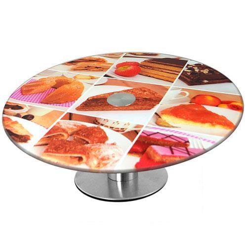 Подставка крутящаяся стекло 30 см