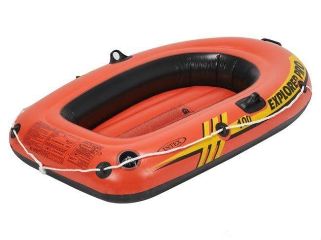 Лодка надувная Intex Explorer одноместная с ручками до 80 кг (58355) - фото 2