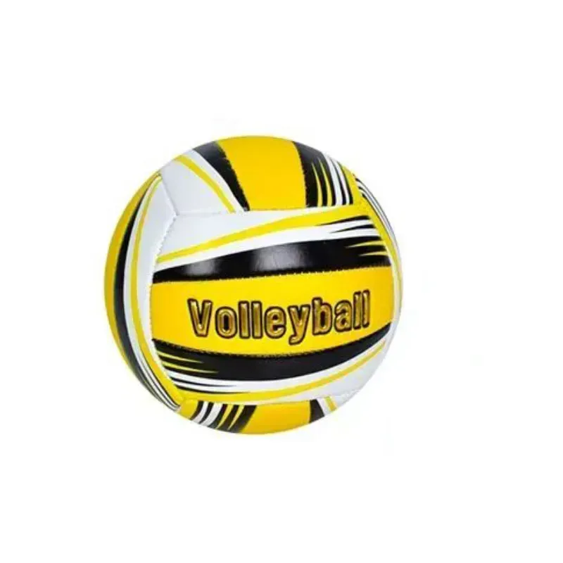 Мяч волейбольный тренировочный Volleyball №5 ПВХ для зала и улицы Желтый (151-98-MS3625YL)