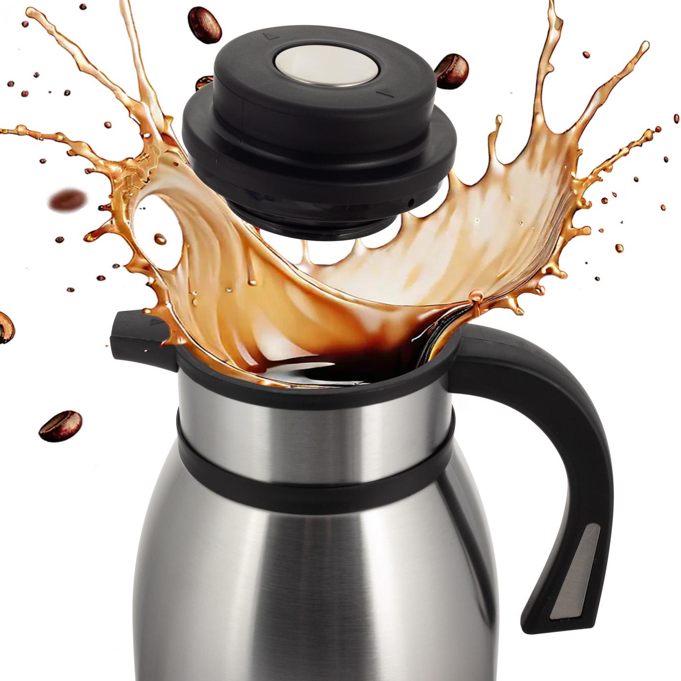 Термос конференция Kamille KM-2221 из нержавеющей стали 1500 мл с пластиковой крышкой и ручкой Сталь (150-84-2221) - фото 5 Термос конференция Kamille KM-2221 из нержавеющей стали 1500 мл с пластиковой крышкой и ручкой Сталь (150-84-2221) - фото 5