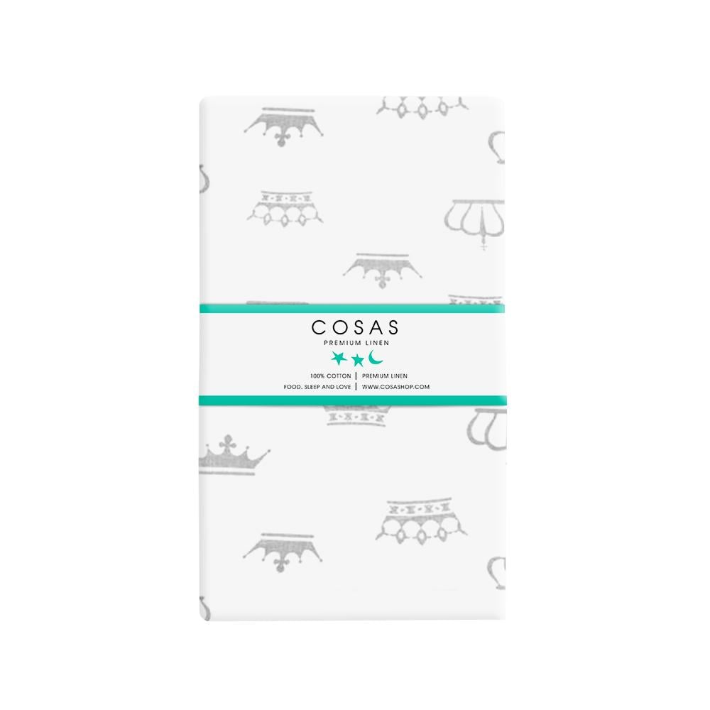 Пододеяльник евро Cosas Crown White 200х220 см (4822062795276)