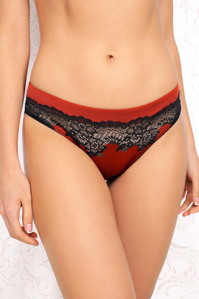 Трусики-шортики Anabel Arto р. 2/S Терракотовый/Черный (64970)